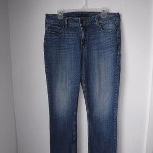 Ladies LEVI"S 526 Jeans Sz 14M Slender Straight Medium Wash